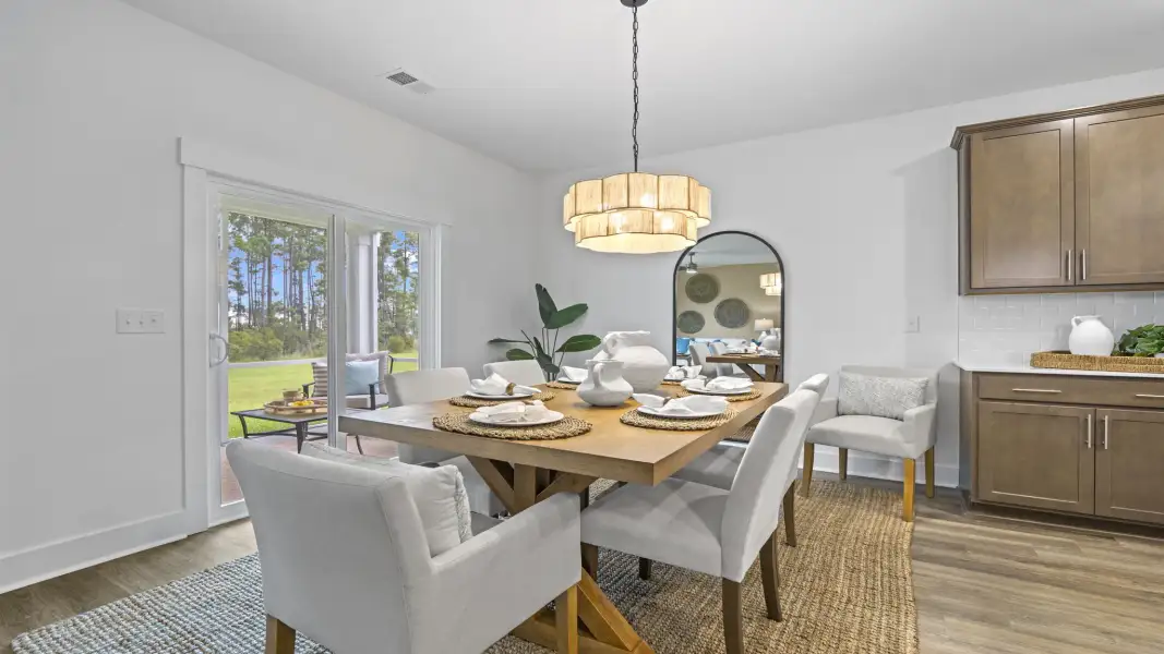 Furnished interior view inside a new home in The Pines at New Hampstead, Bloomingdale (Image 8).