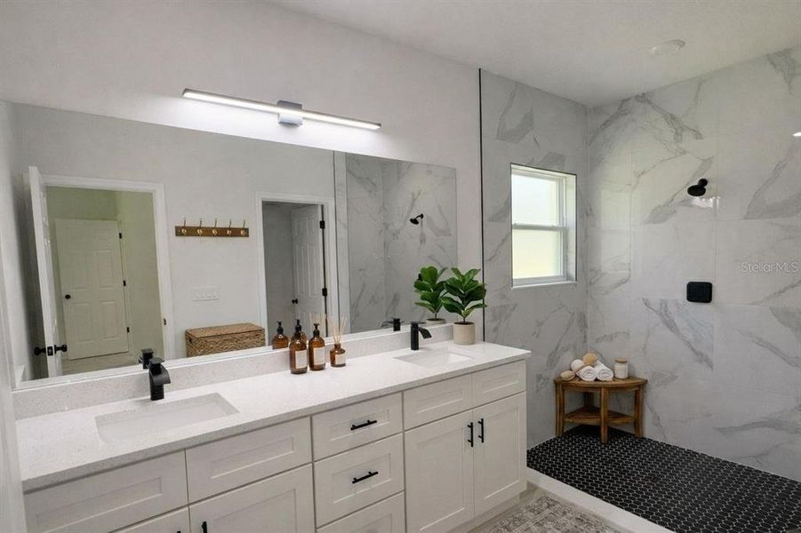 Furnished interior view inside a new home in , Dunnellon (Image 6).