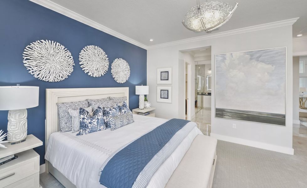 Furnished interior view inside a new home in Laureate Park, Orlando (Image 16).