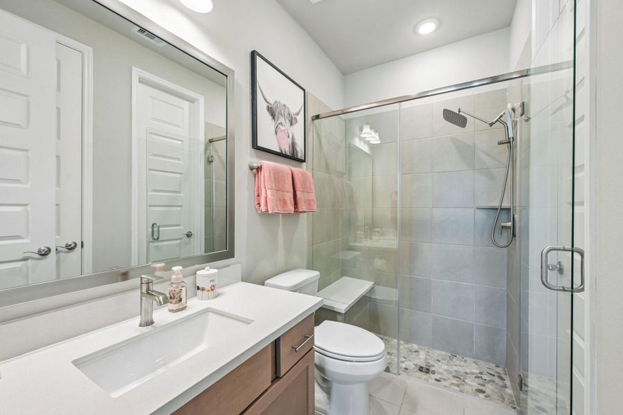 Furnished interior view inside a new home in , Cypress (Image 5).
