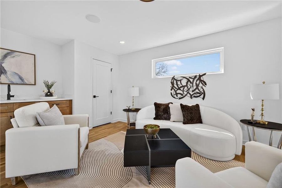 Furnished interior view inside a new home in , Atlanta (Image 37). Furnished interior view inside a new home in , Atlanta (Image 37).