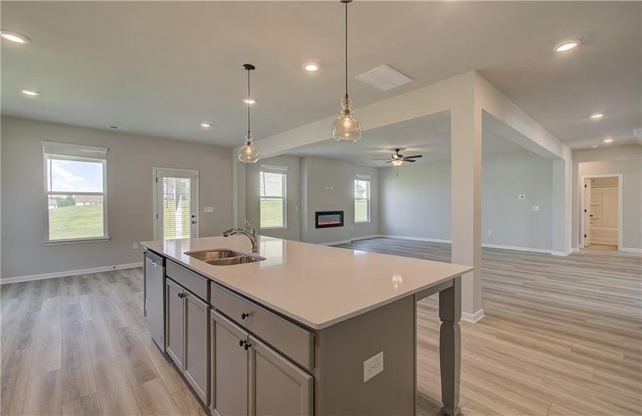 Furnished interior view inside a new home in Brighton, Locust Grove (Image 9).