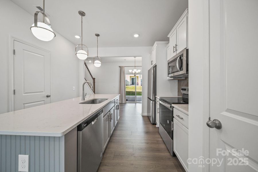 Furnished interior view inside a new home in , Winston-Salem (Image 3).