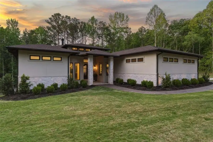 Front exterior of a new home in , Whitesburg, GA, highlighting curb appeal (Image 24).