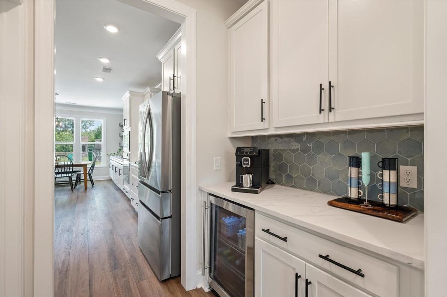Furnished interior view inside a new home in The Enclave at French Quarter Creek, Huger (Image 13).