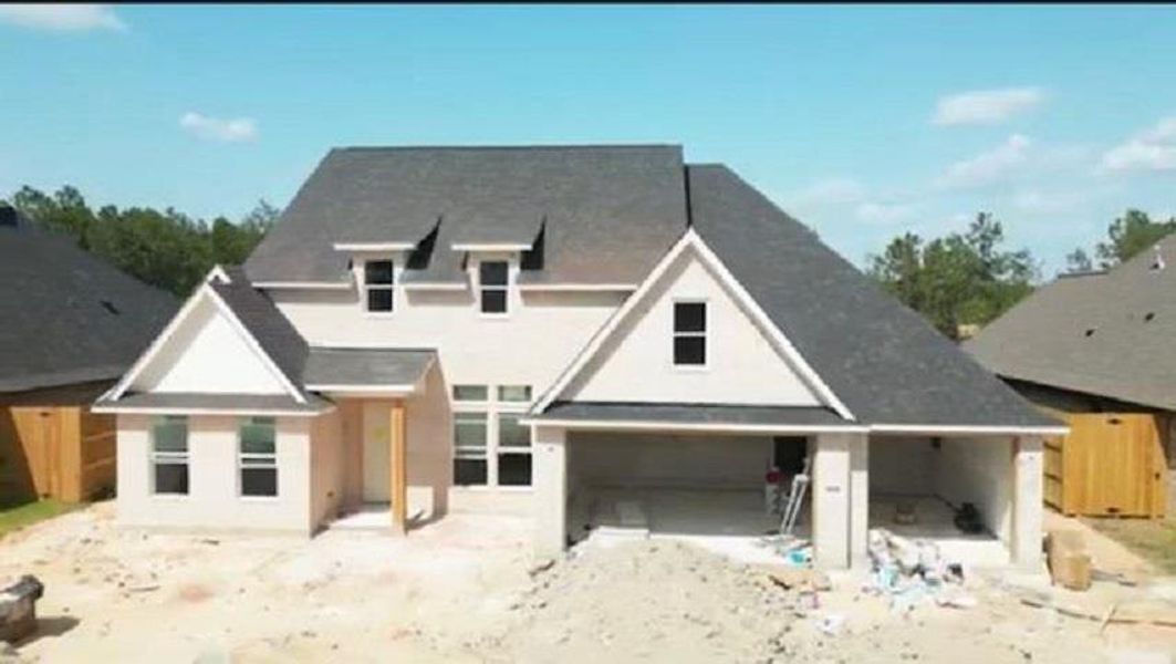 Front exterior of a new home in , Lumberton, TX, highlighting curb appeal (Image 4). Front exterior of a new home in , Lumberton, TX, highlighting curb appeal (Image 4).