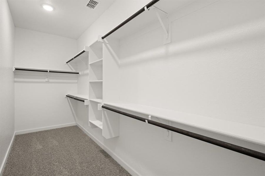 Primary closet Primary closet