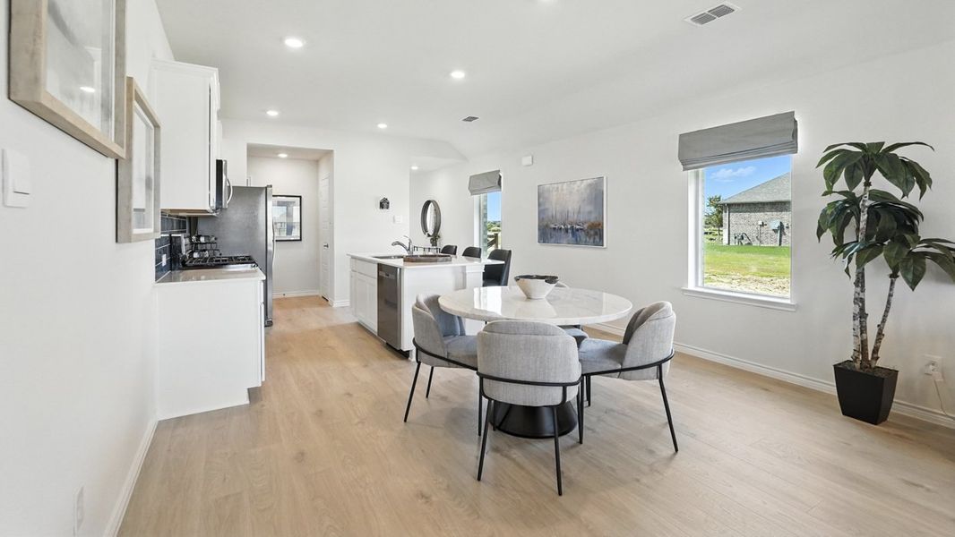 Representative furnished interior of a home built from the Camila by D.R. Horton in Silverado, Aubrey (Image 5). Representative furnished interior of a home built from the Camila by D.R. Horton in Silverado, Aubrey (Image 5).
