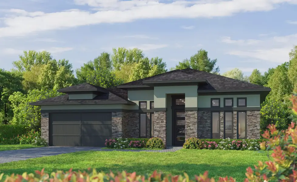 Representative exterior photo of a completed home built from the Costa Mesa - Elite Series | 60' Wide Lots by ICI Homes in Woodhaven, Port Orange, FL (Image 5).