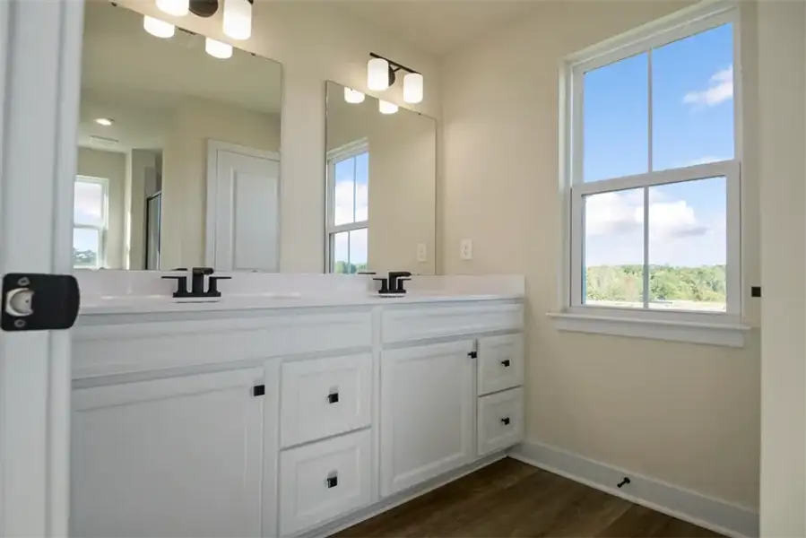 Furnished interior view inside a new home in Townes At Abner Creek, Greer (Image 6).