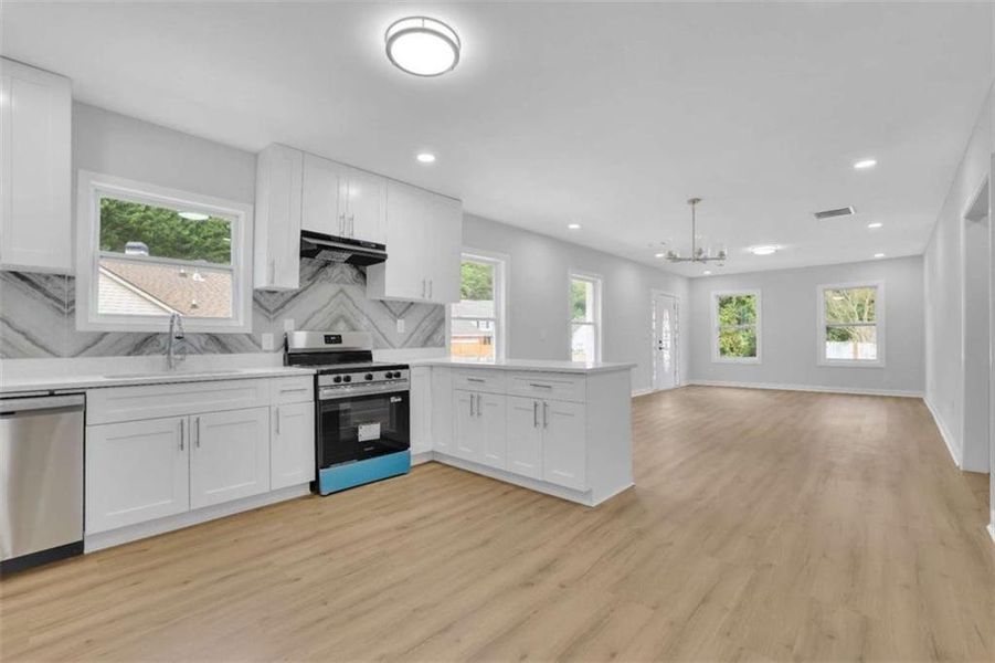 Furnished interior view inside a new home in , Smyrna (Image 4).