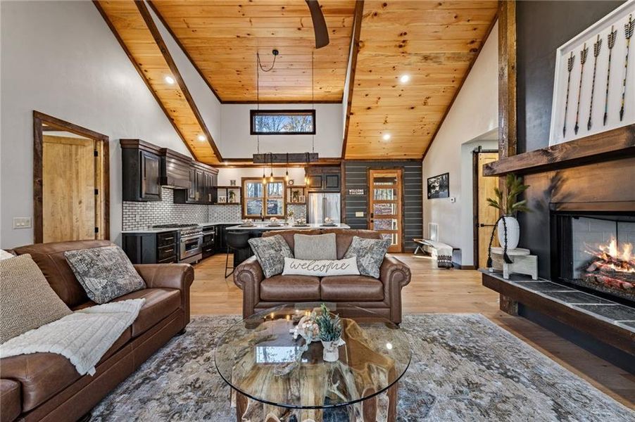 Furnished interior view inside a new home in , McCaysville (Image 7).