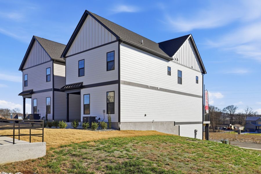 Front exterior of a new home in Ridgecrest at Whites Creek, Whites Creek, TN, highlighting curb appeal (Image 32).