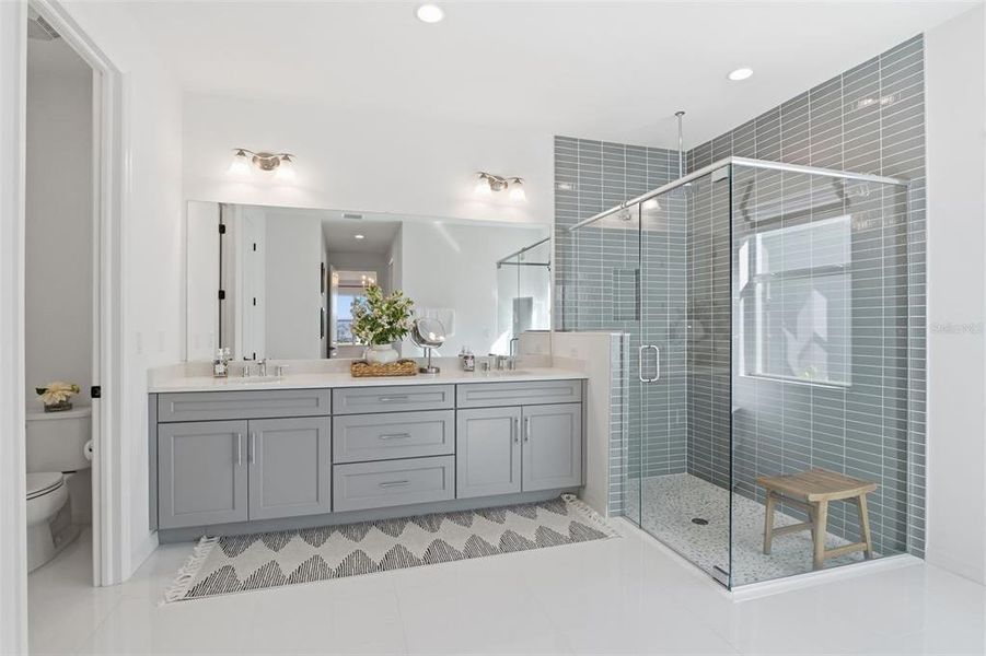 Furnished interior view inside a new home in , Punta Gorda (Image 28).