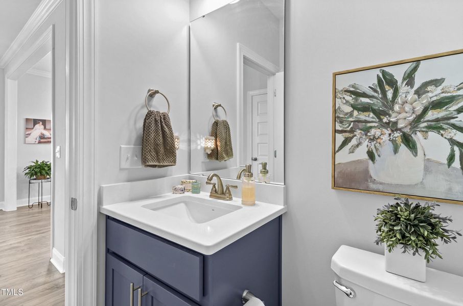 Convenient Half Bath