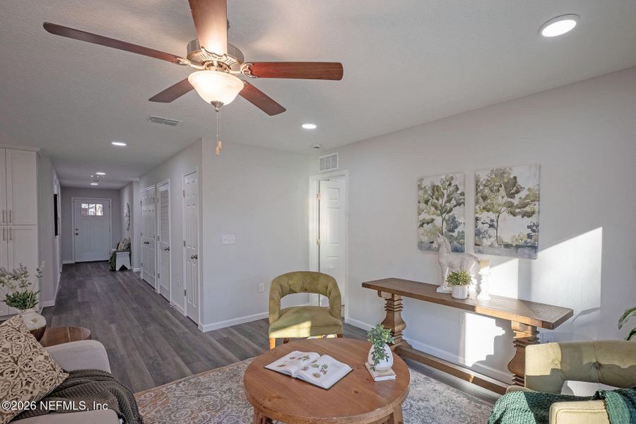 Furnished interior view inside a new home in , Jacksonville (Image 27). Furnished interior view inside a new home in , Jacksonville (Image 27).