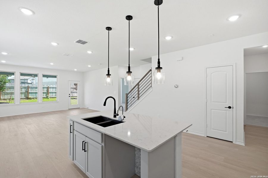 Furnished interior view inside a new home in Davis Ranch, San Antonio (Image 6).