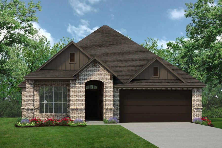 Elevation C | Concept 1638 at Chisholm Hills in Cleburne, TX by Landsea Homes