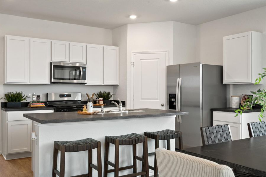 Furnished interior view inside a new home in Valverde, Bastrop (Image 7). Furnished interior view inside a new home in Valverde, Bastrop (Image 7).