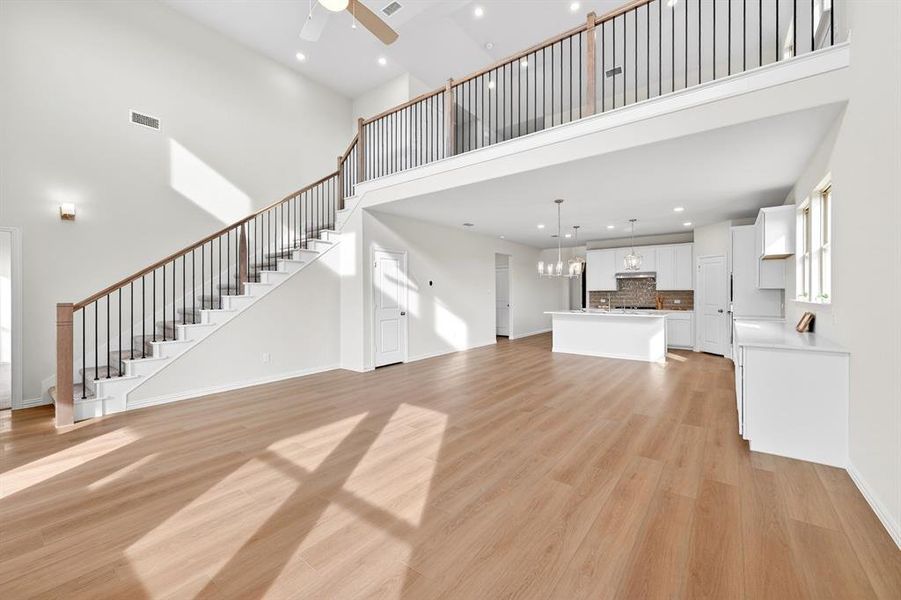 Spacious, unfurnished interior of a new home in Lily Creek at Sutton Fields, Aubrey (Image 25). Spacious, unfurnished interior of a new home in Lily Creek at Sutton Fields, Aubrey (Image 25).