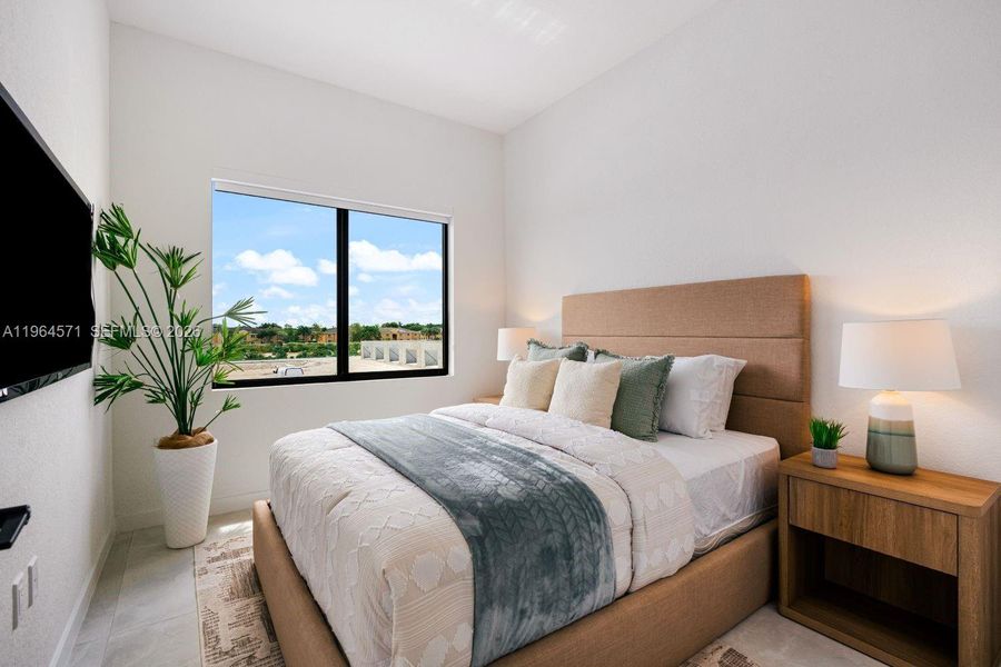 Furnished interior view inside a new home in On Centro, Florida City (Image 3).