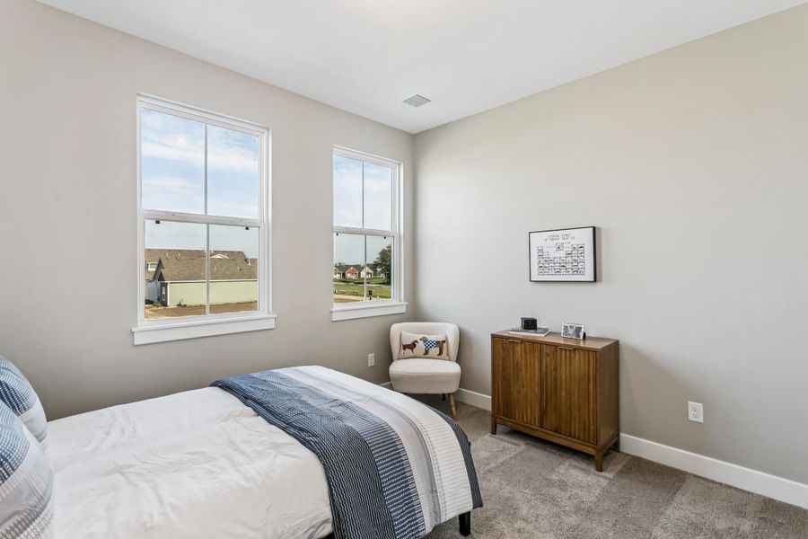 Representative furnished interior of a home built from the Cassia by Perfection Builders in Heritage Commons, Andover (Image 12).