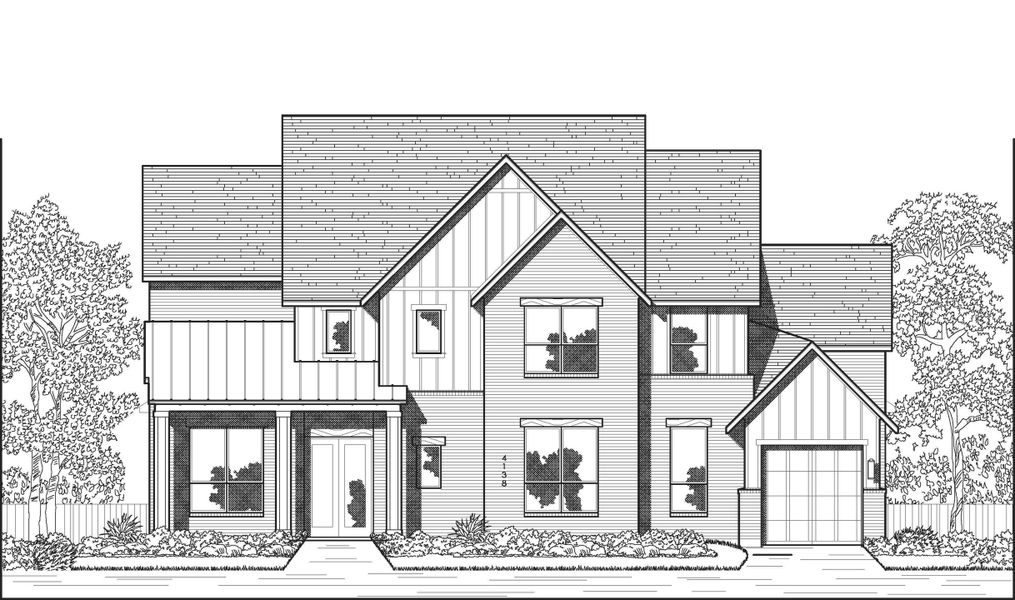 Representative rendering of the exterior for the Lucca Plan by Highland Homes (Image 29). Representative rendering of the exterior for the Lucca Plan by Highland Homes (Image 29).