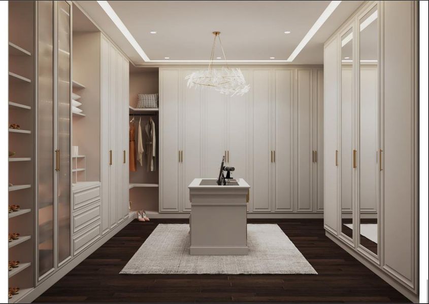 Furnished interior view inside a new home in , Frisco (Image 5).