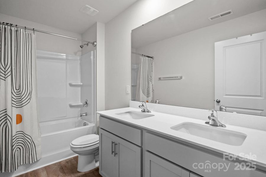 Furnished interior view inside a new home in , Mocksville (Image 18).