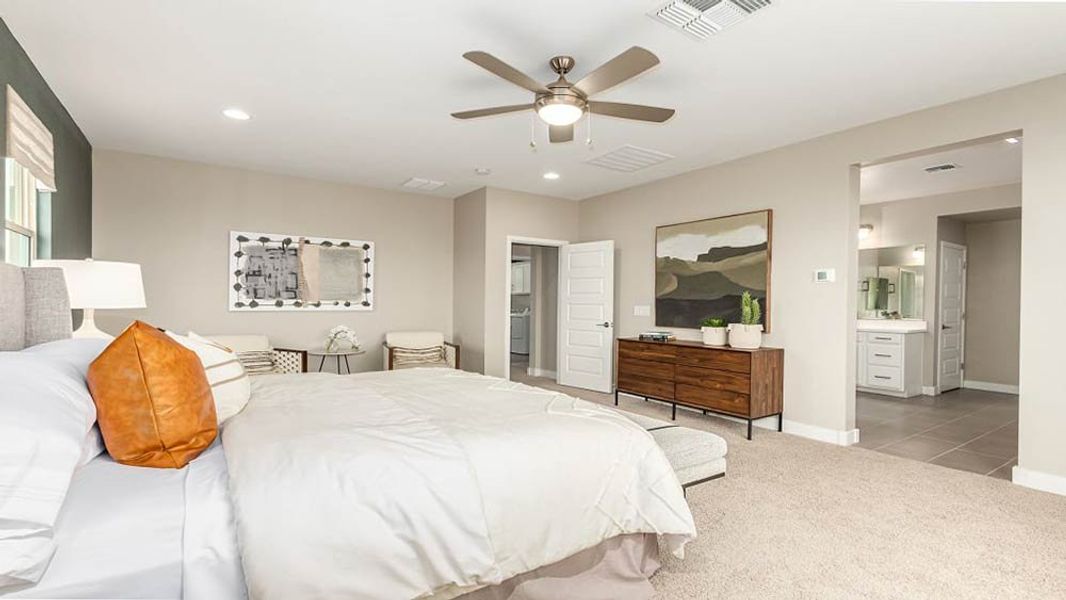 Representative furnished interior of a home built from the Redwood by Taylor Morrison in Paradisi Encore Collection, Surprise (Image 20).