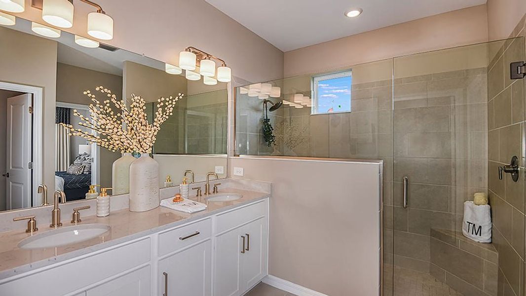 Representative furnished interior of a home built from the Grenada by Taylor Morrison in The Cove at West Port, Port Charlotte (Image 8).