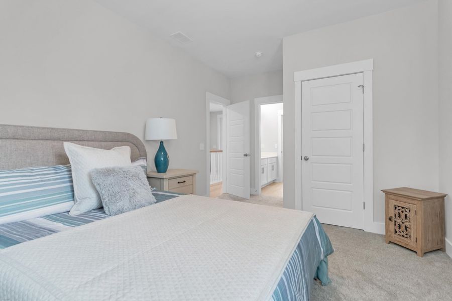 Furnished interior view inside a new home in , Charleston (Image 28).