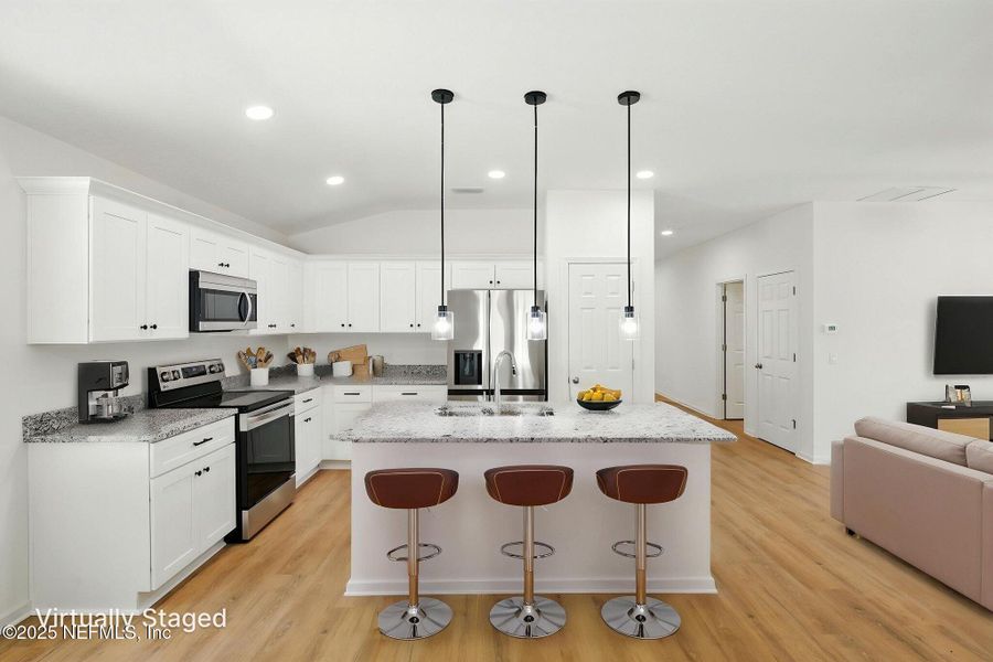 Furnished interior view inside a new home in , Satsuma (Image 6).