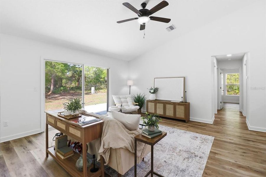 Furnished interior view inside a new home in , Crystal River (Image 8).