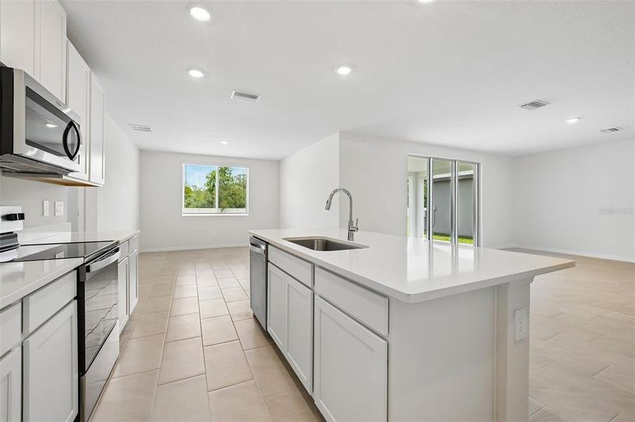Furnished interior view inside a new home in Pine Ridge Meadows, Hudson (Image 7).