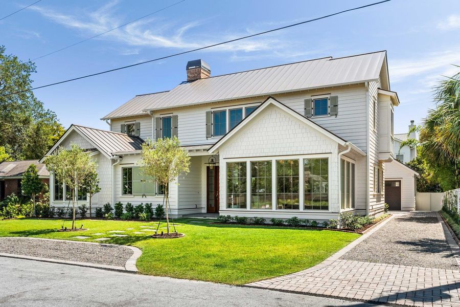Front exterior of a new home in , Mount Pleasant, SC, highlighting curb appeal (Image 24).