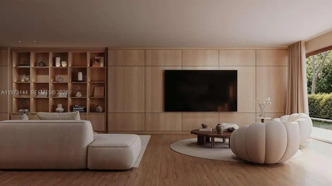 Furnished interior view inside a new home in , Miami (Image 14). Furnished interior view inside a new home in , Miami (Image 14).