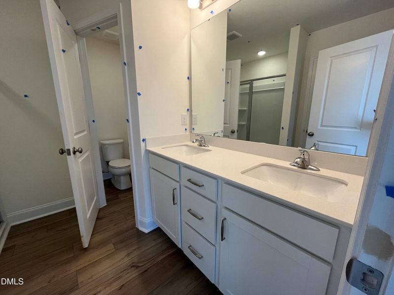 Primary Bath with dual vanities