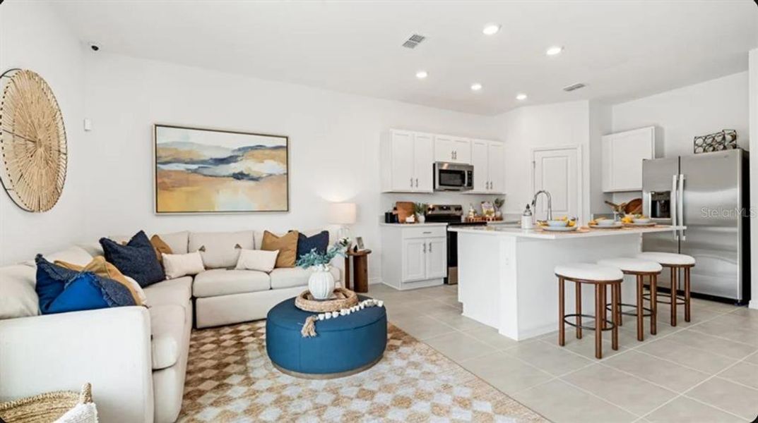 Furnished interior view inside a new home in Skye Ranch Community Group Page, Sarasota (Image 8). Furnished interior view inside a new home in Skye Ranch Community Group Page, Sarasota (Image 8).