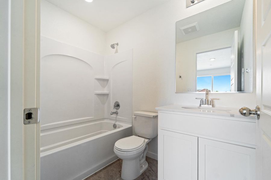 Furnished interior view inside a new home in Liberty Draw, Evans (Image 9).