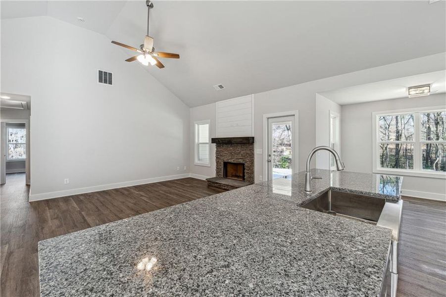 Spacious, unfurnished interior of a new home in , Talking Rock (Image 30). Spacious, unfurnished interior of a new home in , Talking Rock (Image 30).