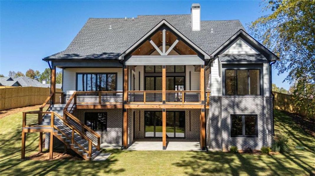 Front exterior of a new home in , Cumming, GA, highlighting curb appeal (Image 2).