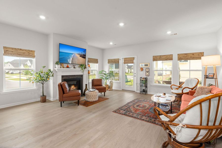 Furnished interior view inside a new home in Horizons at Summers Corner | 55+: The Legends, Summerville (Image 10).