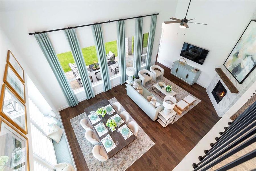 Furnished interior view inside a new home in Gateway Village - The Reserve, Denison (Image 15).