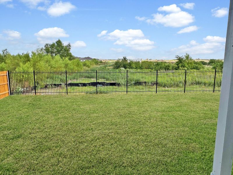 Exterior details and patio area of a home in Prairie Winds, Hutto (Image 2). Exterior details and patio area of a home in Prairie Winds, Hutto (Image 2).