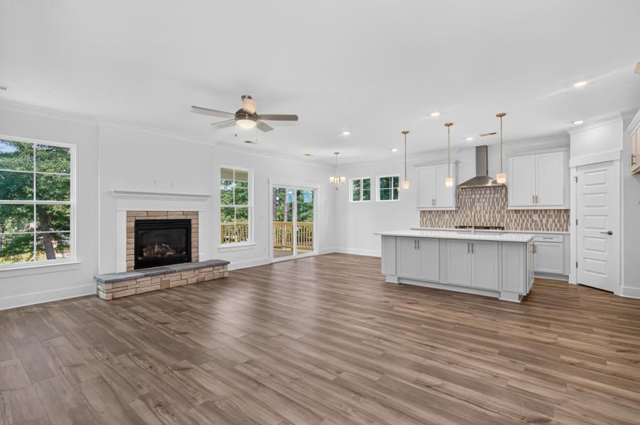 Spacious, unfurnished interior of a new home in True Cedar at Woodside Plantation, Aiken (Image 16).