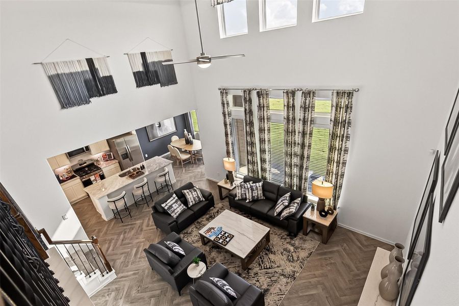 Furnished interior view inside a new home in , Iowa Colony (Image 29). Furnished interior view inside a new home in , Iowa Colony (Image 29).