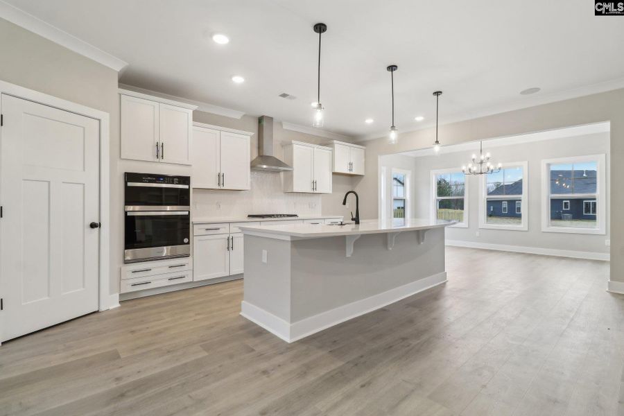 Furnished interior view inside a new home in Collins Cove, Chapin (Image 4). Furnished interior view inside a new home in Collins Cove, Chapin (Image 4).