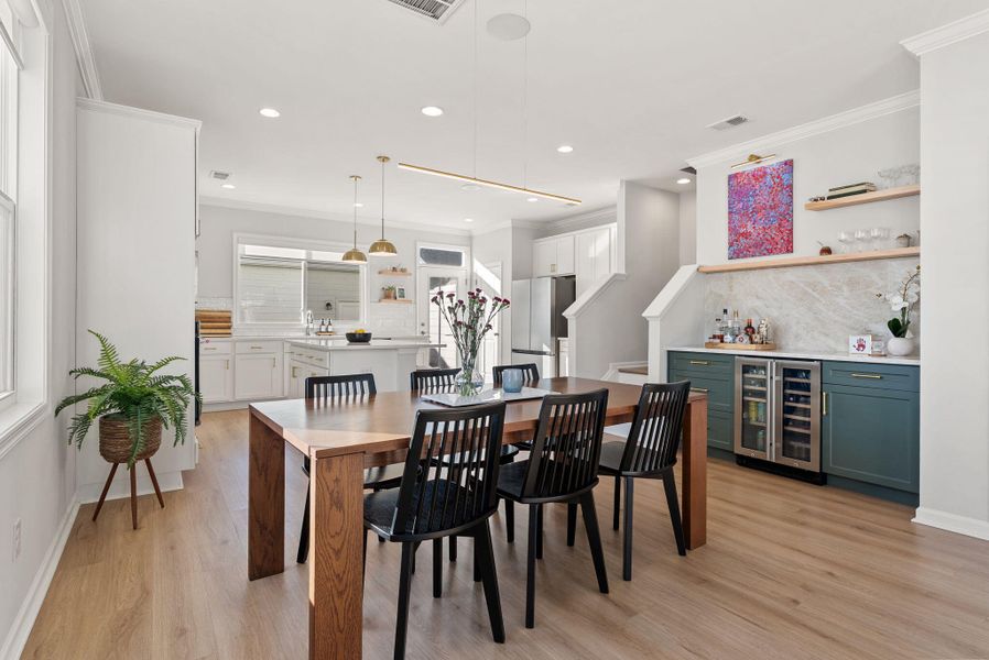 Furnished interior view inside a new home in , Summerville (Image 10).