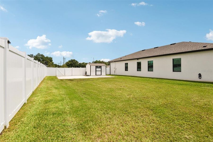 Exterior details and patio area of a home in , Tampa (Image 27). Exterior details and patio area of a home in , Tampa (Image 27).